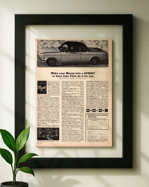 Chevrolet Corvair X John Fitch