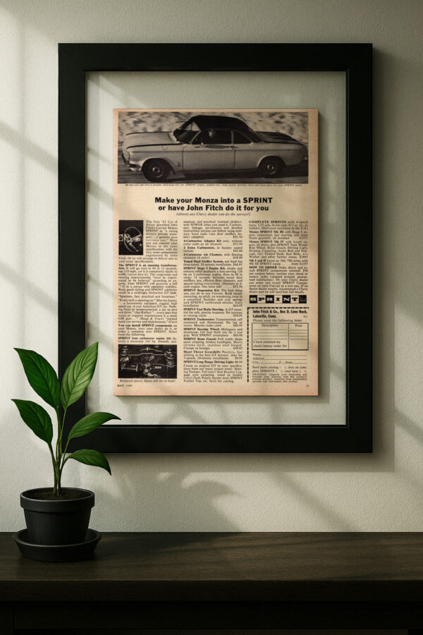 Chevrolet Corvair X John Fitch - Image 3